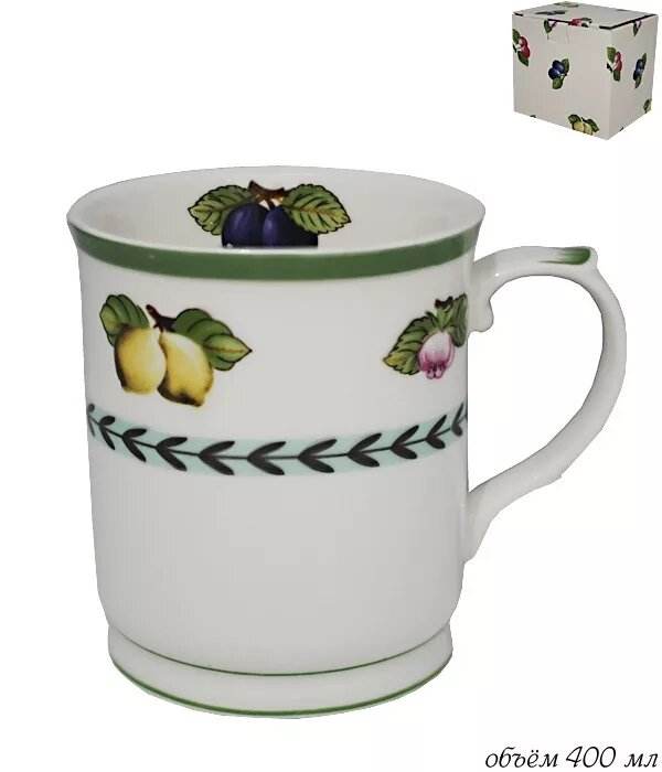 Кружка LENARDI 105-432 Фрукты в под.уп.фрф.