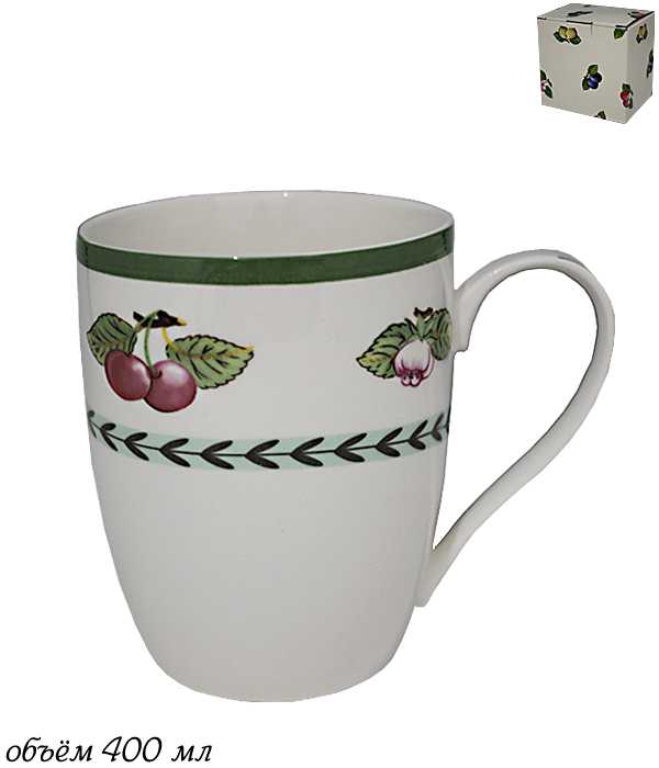 Кружка LENARDI 105-526 Фрукты в под.уп.фрф.