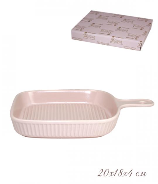 Форма (Бдюдо) для запекания 20х18х4см. LENARDI 105-849 в под.уп.