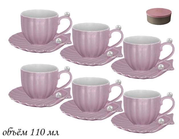 Кофейный набор 12пр.110мл. LENARDI 106-105 в под.уп.