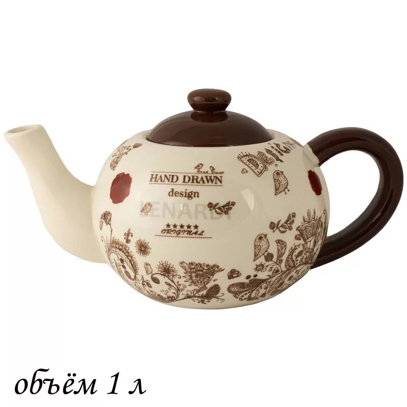 Чайник 1л. LENARDI 110380 в под.уп.керам.