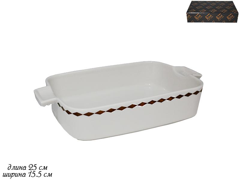 Блюдо 25см LENARDI 133-064 TEKITO WHITE в под.уп.фрф.