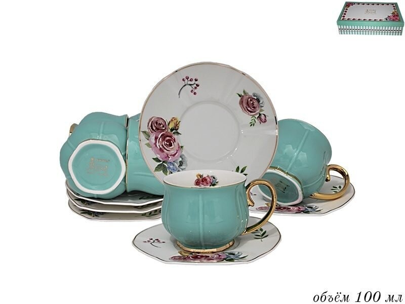 Кофейный набор 12пр.100мл. LENARDI 133-169  в под.уп. фрф.