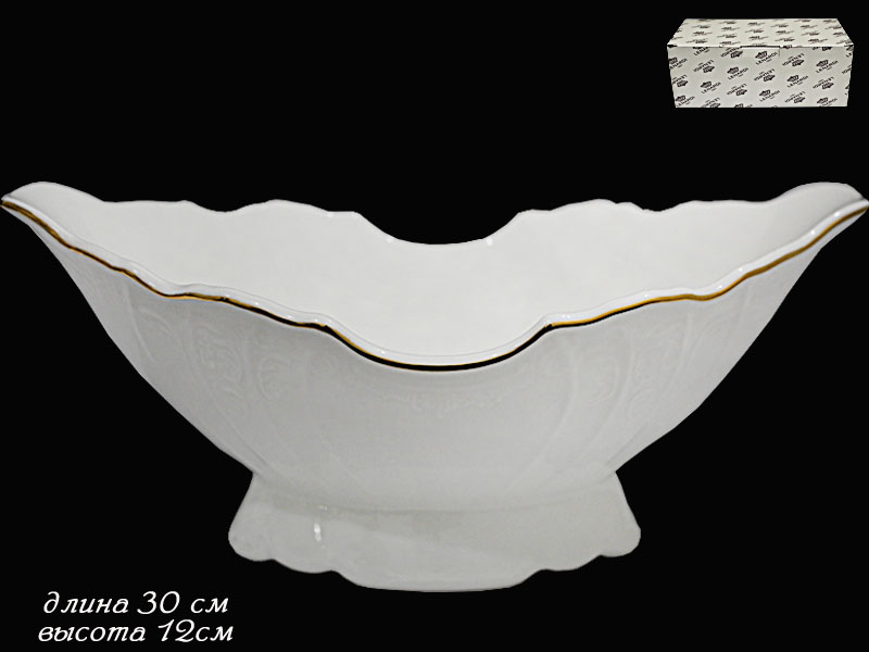 Фруктовница 30см. LENARDI 226-028 MARIA GOLD в под.уп.фрф.(4)