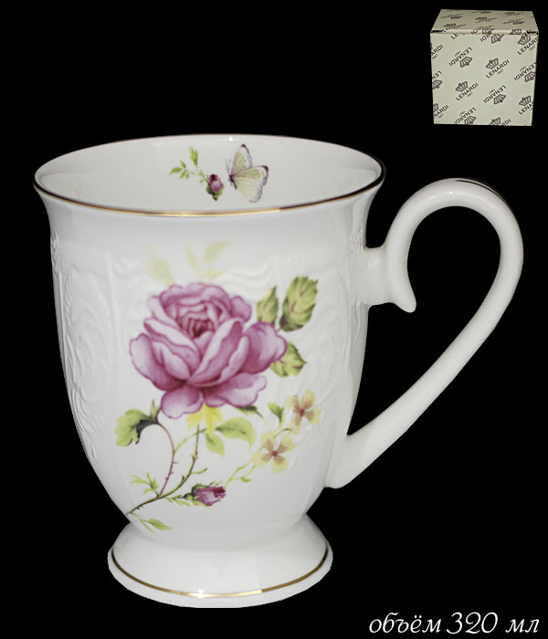 226-113 Кружка MARIA ROSE в под.уп. фарфор