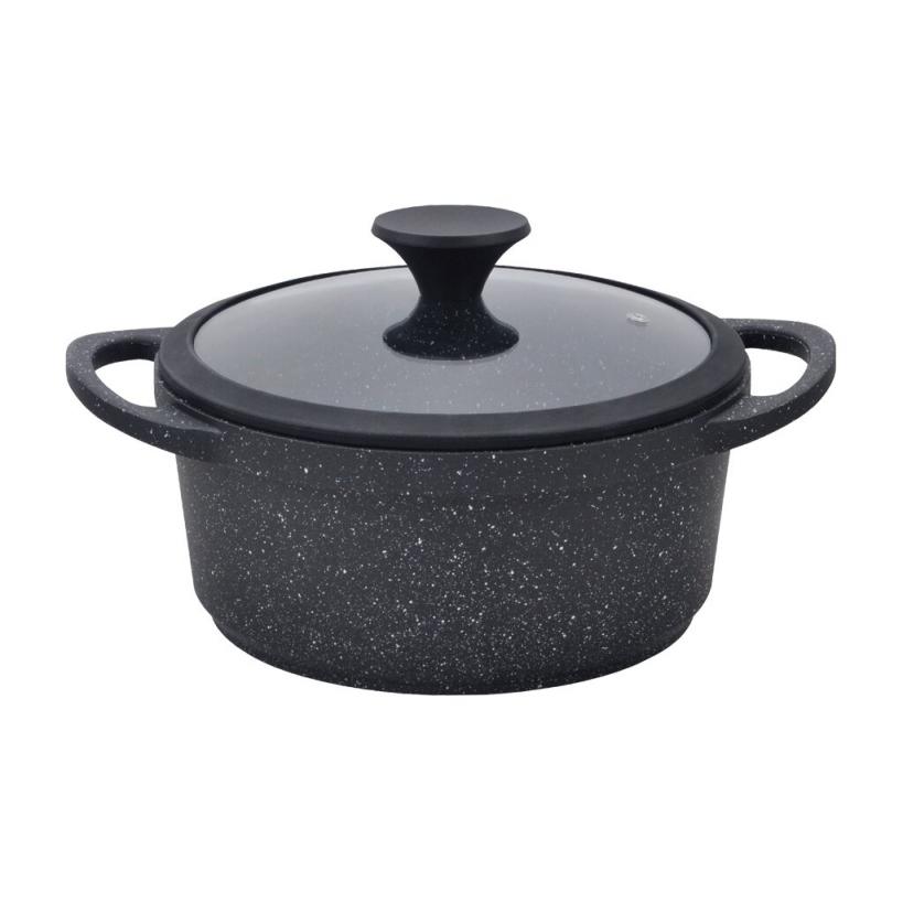 Кастрюля с крышкой 24см.4,2л. GREEN POINT GP-2802